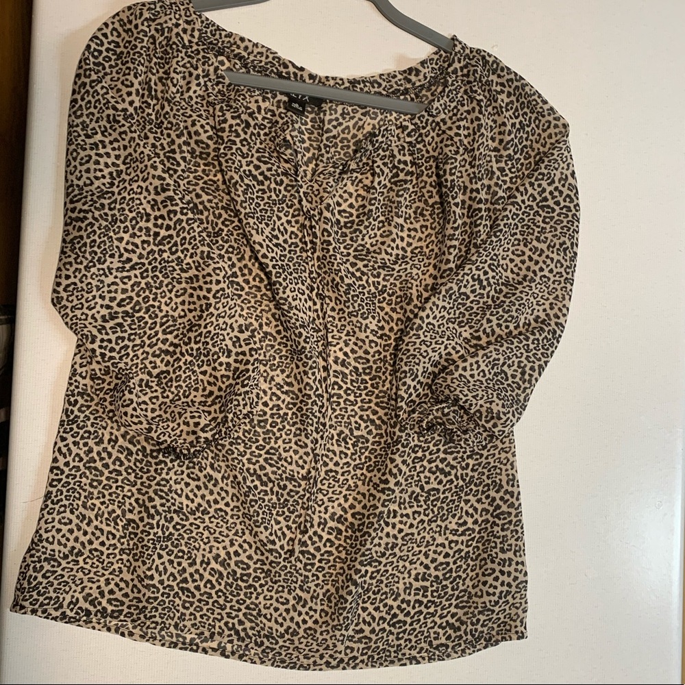 ALYX cleopard blouse